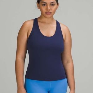 NWOT lululemon Cool Racerback Short Tank (Nulu) night sea size 8